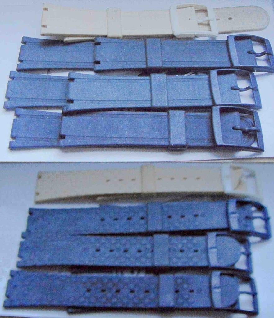 Bracelet Tissot silicone gris ou blanc, 20 mm pour TwoTimer, Handtassen en Accessoires, Armbanden, Ophalen of Verzenden, Nieuw