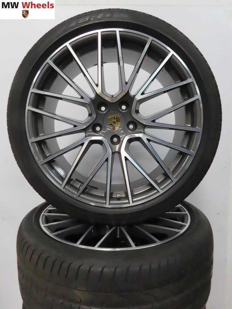 Originele Porsche Cayenne coupe 22 inch velgen zomerbanden, Auto-onderdelen, Gebruikt, -, 285 mm, -