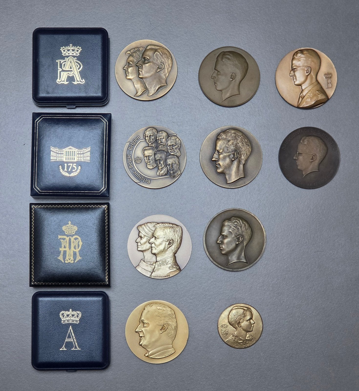 10 medailles / penningen België monarchie, Postzegels en Munten, Ophalen of Verzenden