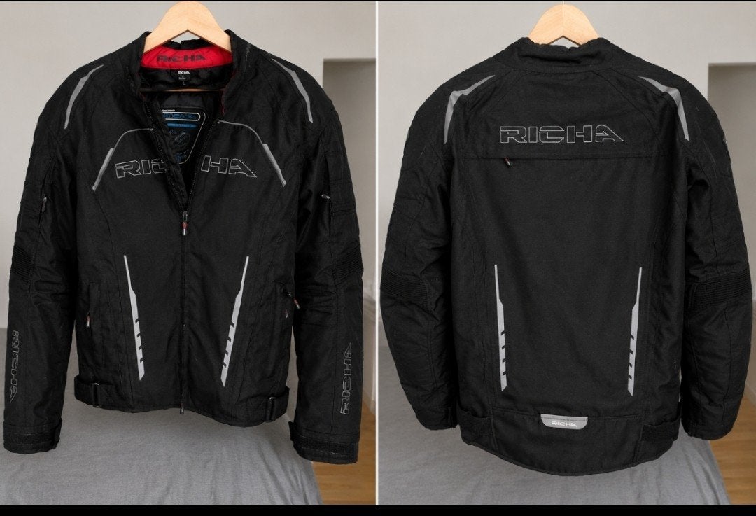 Veste moto RICHA avec protections – Taille L, Motos, Enlèvement