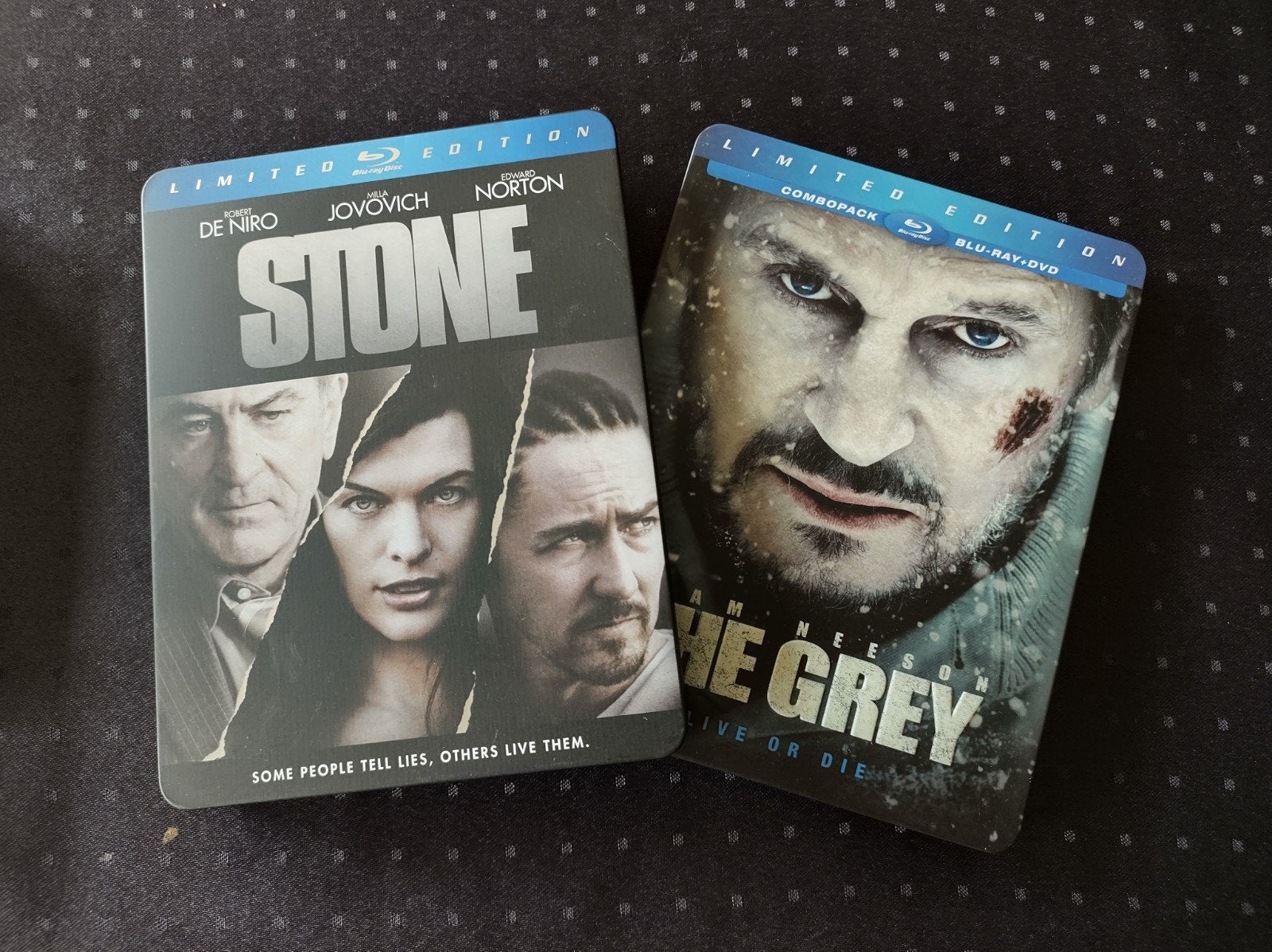Blu-ray Stone en The Grey metal case, Avontuur, Engels, Nederlands, Film