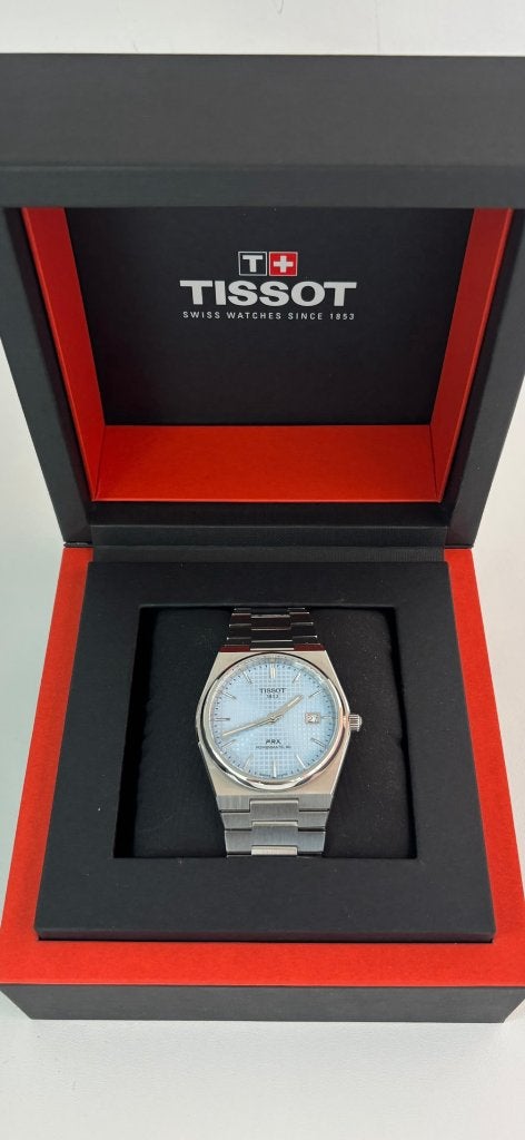 Tissot PRX Powermatic 80 ZEER GOEDE STAAT, Staal, Staal, Polshorloge, Zo goed als nieuw