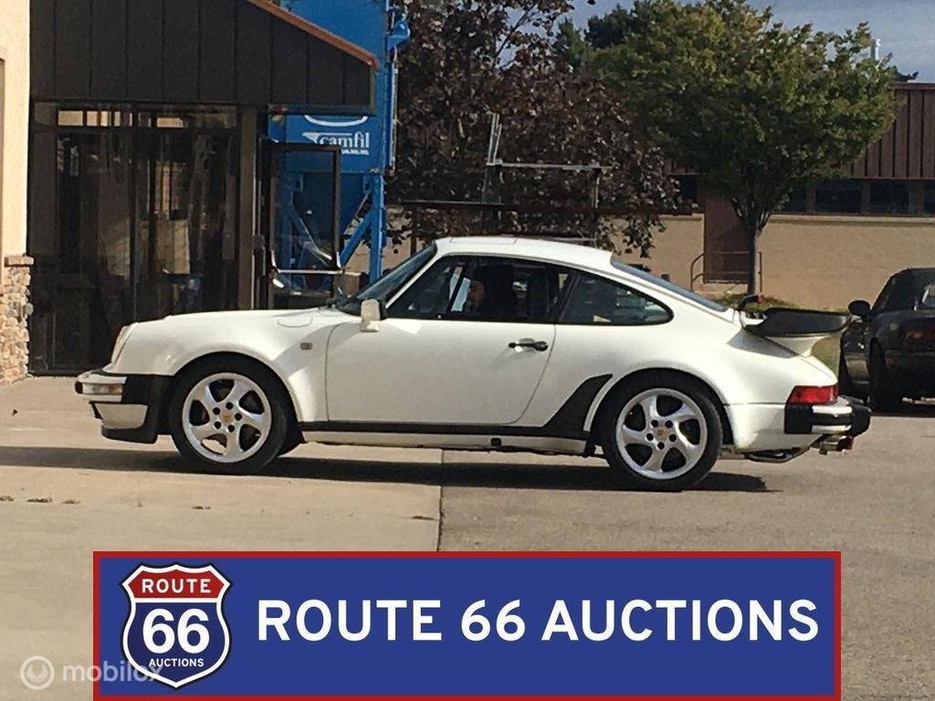 Porsche 911 Turbo | 1985 | Route 66 Auctions, Auto's, Zwart, Bedrijf, Overige carrosserie, Porsche
