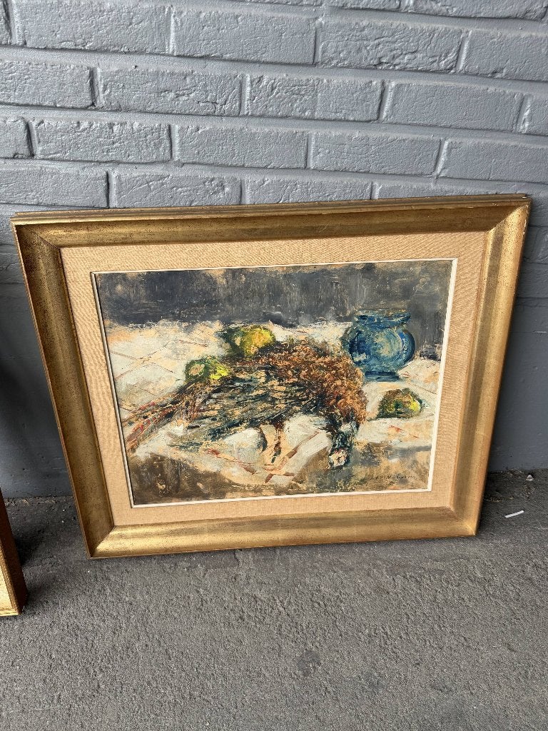 Edmond De Meulenaere (1884-1963) – Nature morte au faisan, Enlèvement ou Envoi, Peinture à l'huile, Panneau, Signé