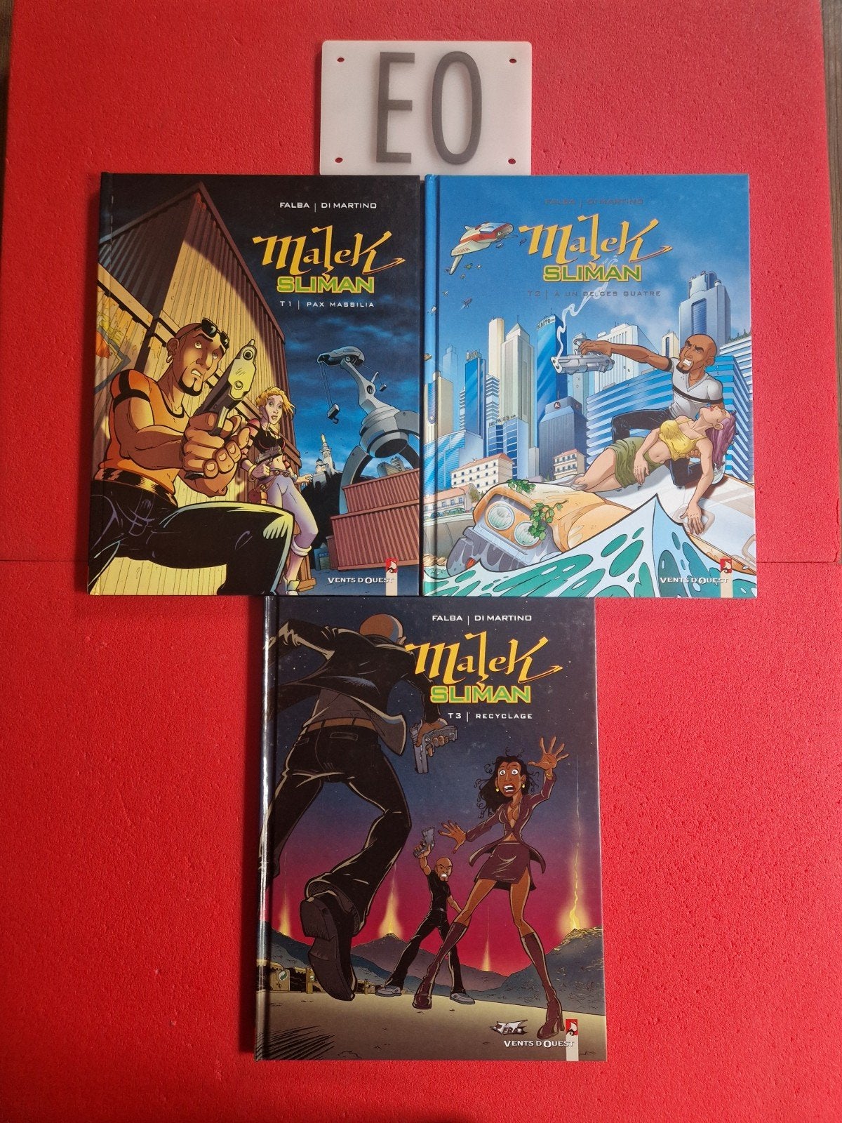 lot de 3 bd malek sliman 1 à 3,EO (intégrale de la série), Enlèvement ou Envoi