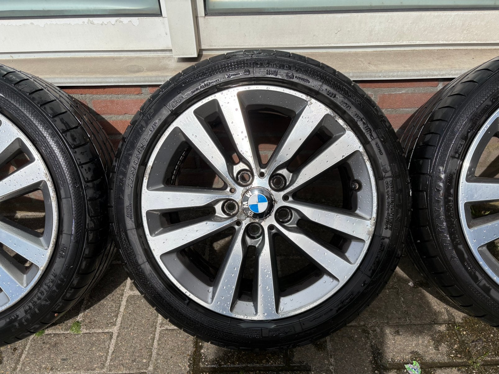 Jantes Dunlop Runflat BMW Série 1 de 17 pouces avec pneus, Autos : Pièces & Accessoires, Pneus & Jantes, Enlèvement, 17 pouces