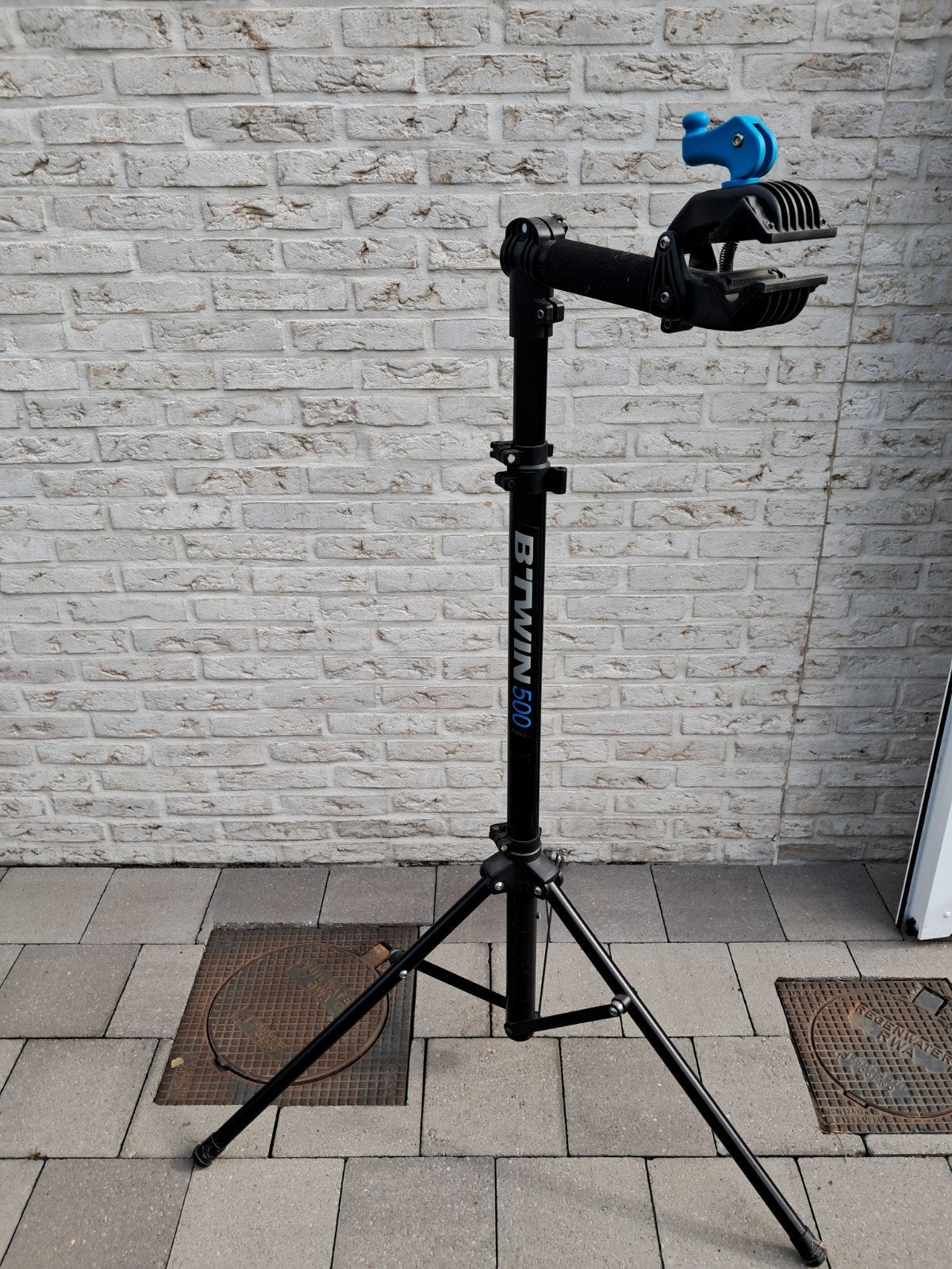 Statief voor fiets, Ophalen