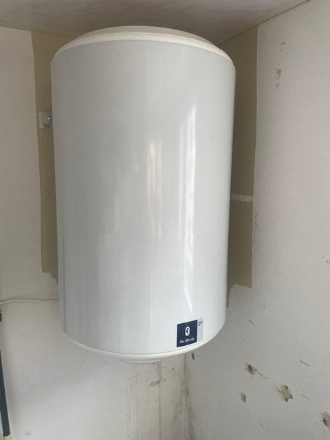 Elekt. boiler Van Marcke GO 100 L– met beugel /mengkraan, Ophalen, Zo goed als nieuw