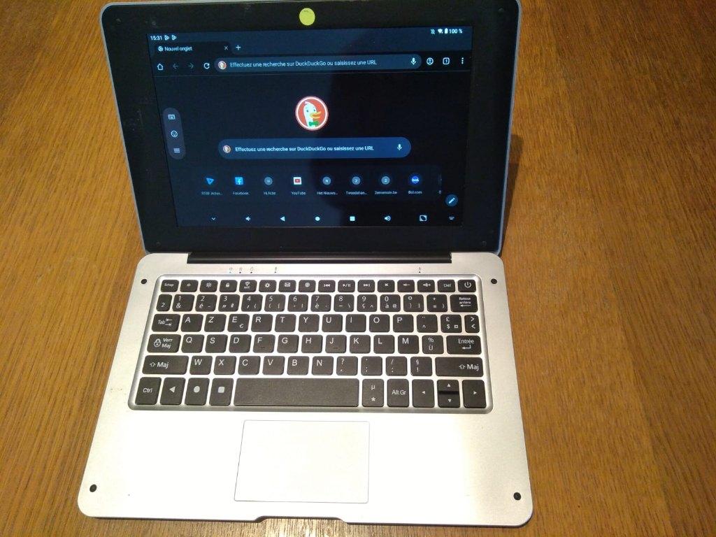 Notebook Klipad, Informatique & Logiciels, Android Tablettes, Comme neuf, Wi-Fi, 10 pouces, Enlèvement