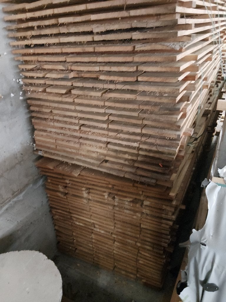 eiken hout aanbieding  22x220mm verschillende pakken voor, Ophalen, Nieuw
