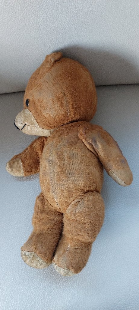 Oude teddybeer beer speelgoed 40cm, Ophalen of Verzenden, Gebruikt, Stoffen beer