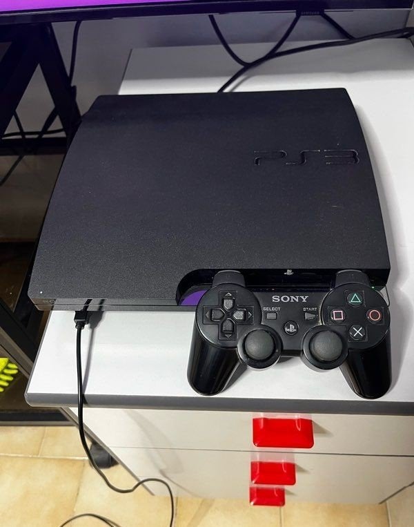 Ps3 Slim 120gb, Games en Spelcomputers, Ophalen, Gebruikt, 120 GB, Met 1 controller
