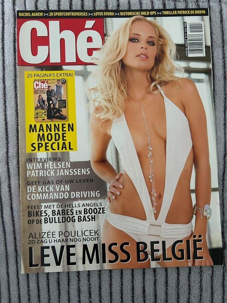 Ché magazine 104 : Alizée Poulicek - Miss België 2008, Ophalen of Verzenden, 1980 tot heden, Tijdschrift