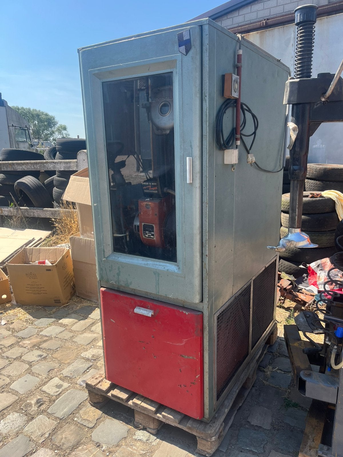 Thermovloc Wanson P25, Enlèvement