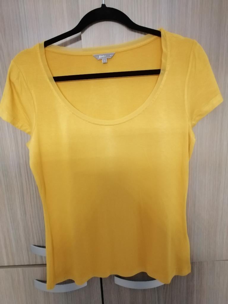 geel t-shirt JBC mt L, Taille 42/44 (L), Manches courtes, Jaune, Enlèvement