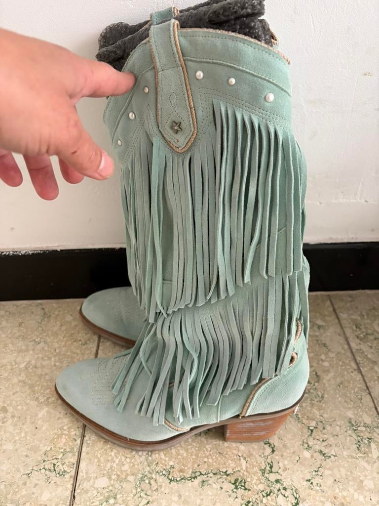 Mooie cowboylaarzen, Ophalen, Hoge laarzen, Overige kleuren, Zo goed als nieuw