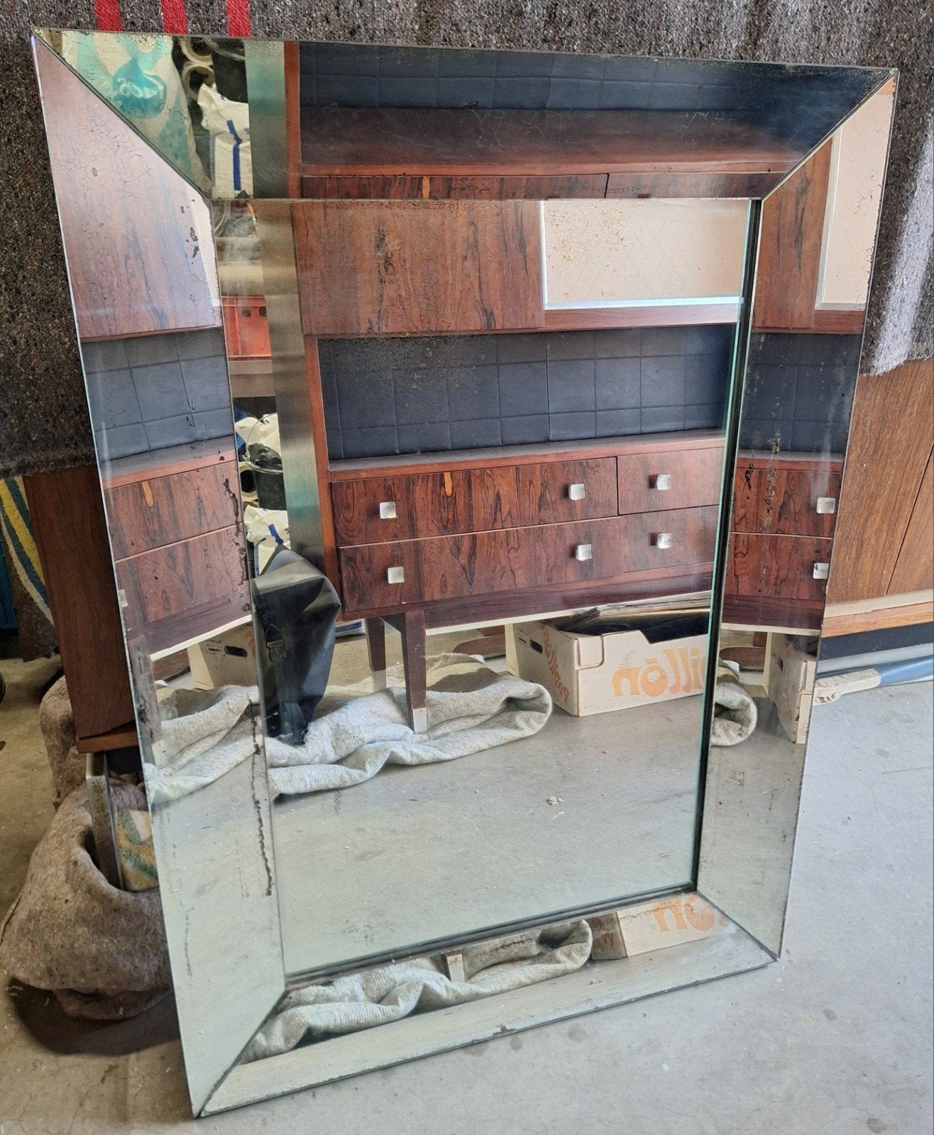 grand miroir ancien, Maison & Meubles, Enlèvement