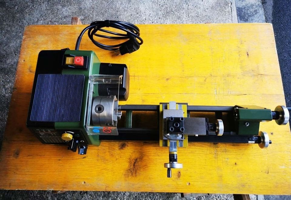 Proxxon draaibank PD 250E + freesopzetstuk PF 230, Bricolage & Construction, Enlèvement, Comme neuf