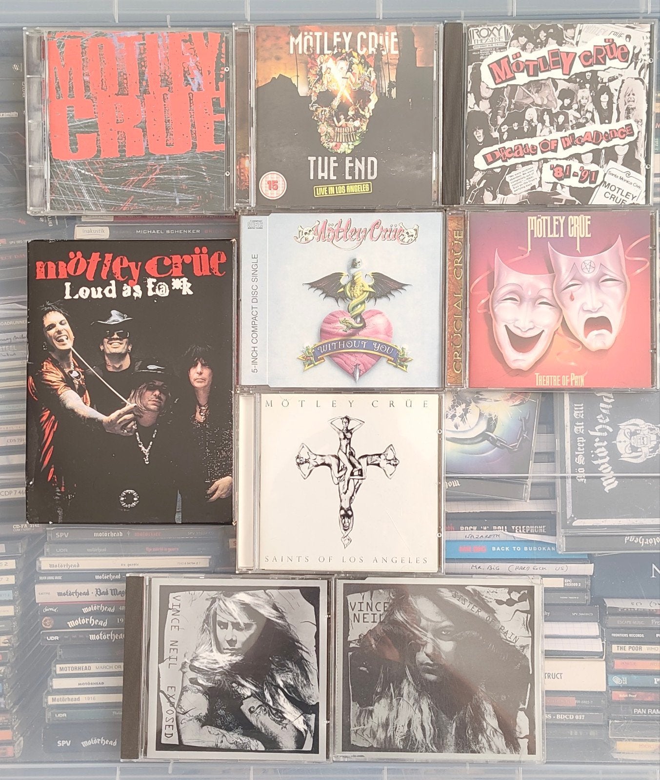 MÖTLEY CRÜE + Vince Neil - CD lot, Enlèvement ou Envoi, Hard rock, Album