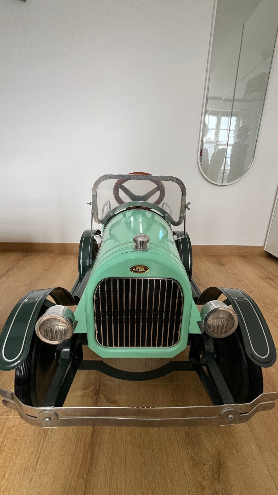 Vintage deluxe metalen trapwagen, Ophalen, Zo goed als nieuw