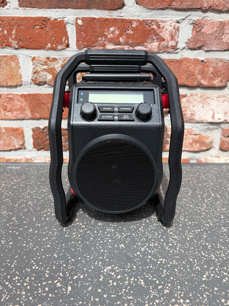Werf radio, Audio, Tv en Foto, Radio's, Ophalen, Zo goed als nieuw, Bouwradio