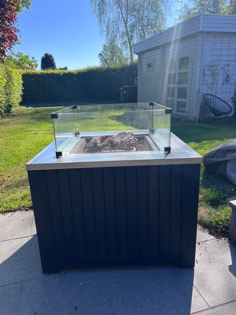 Garden Impressions - Faro sfeerhaard  - gas - mat zwart, Ophalen, Gebruikt
