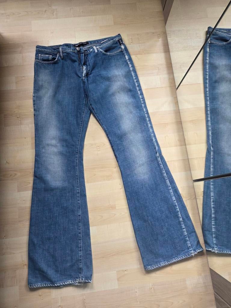 Versace couture jeans blauw maat 42, Blauw, Ophalen of Verzenden, Zo goed als nieuw, W33 - W36 (confectie 42/44)