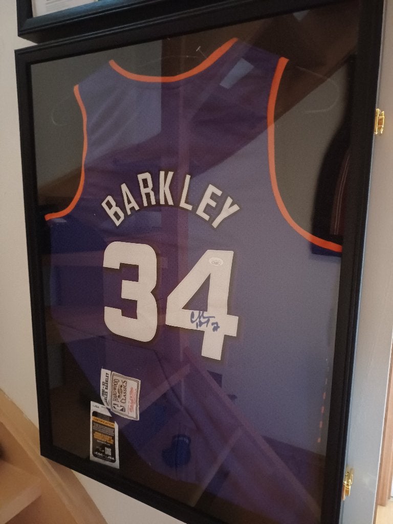Charles Barkley - maillot signé (avec COA JSA), Collections, Enlèvement, Neuf, Maillot