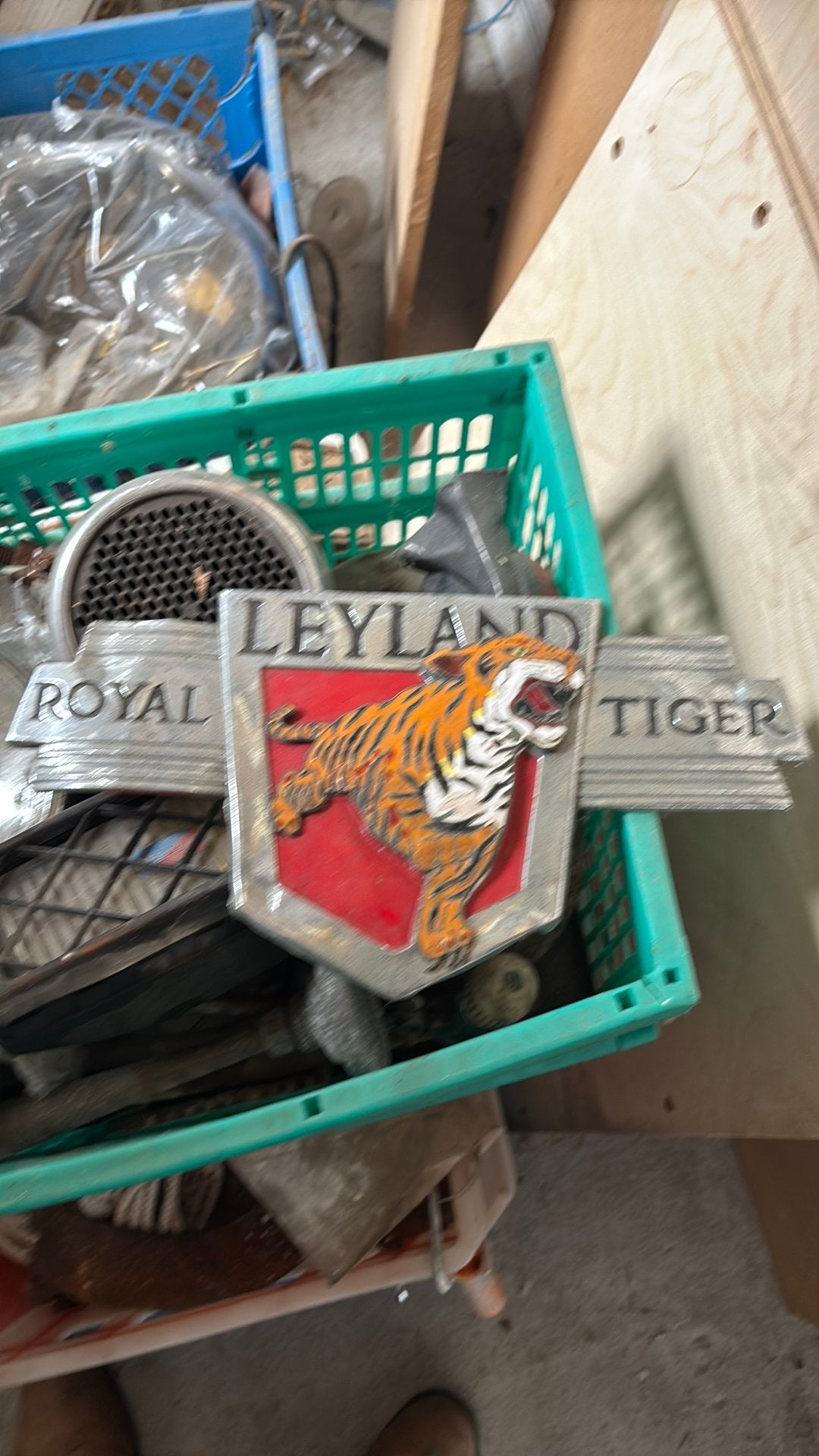 Publicité Leyland Royal Tiger, Collections, Enlèvement ou Envoi, Utilisé, Panneau publicitaire
