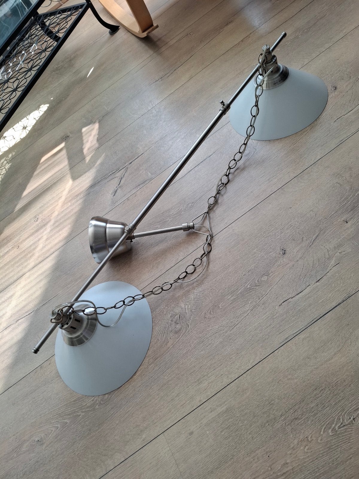 Suspension double Ikea, Enlèvement, Verre, IKEA, LED