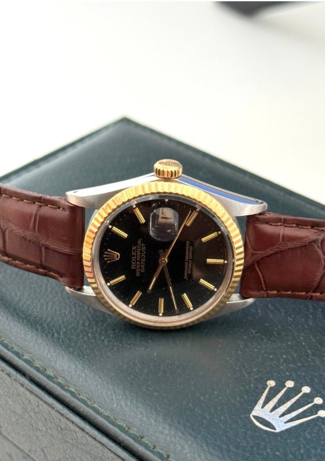 Rolex datejust Or Acier, Rolex, Enlèvement ou Envoi, Comme neuf, Or
