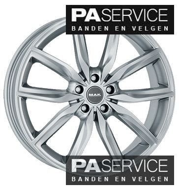 Nieuw 19 inch Zilver MAK BMW X1 F48 X2 F29 set incl Brigdest, Auto-onderdelen, Banden en Velgen, 19 inch, Velg(en), -, -