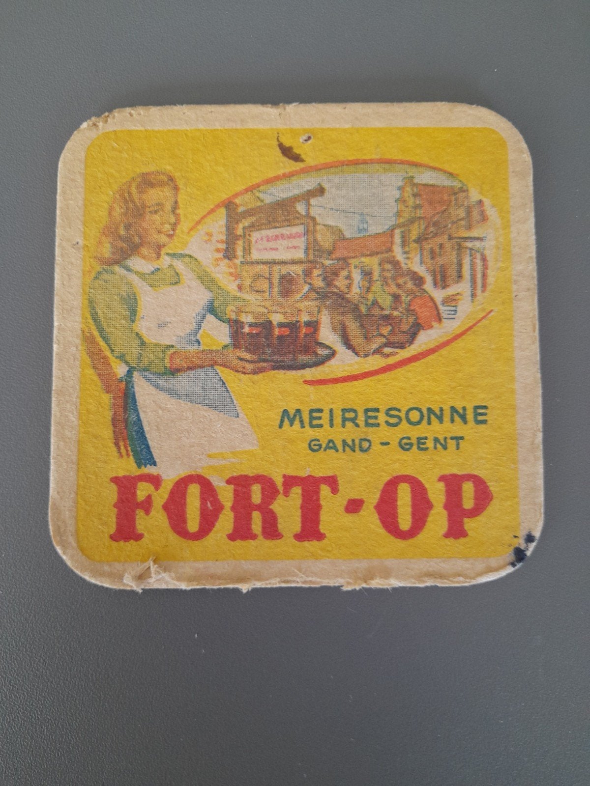 bierviltje fort-op meiresonne, Ophalen of Verzenden