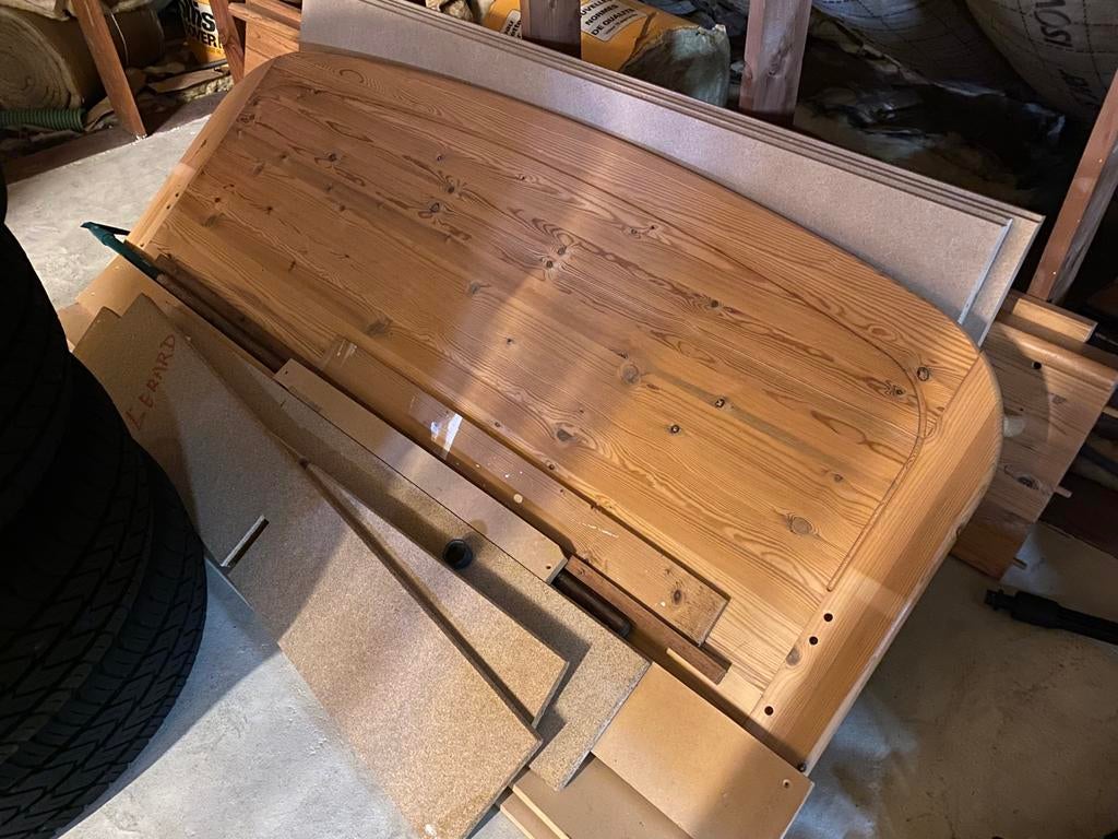 Bed 1m40 in goede staat., Huis en Inrichting, Slaapkamer | Bedden, Ophalen, Gebruikt