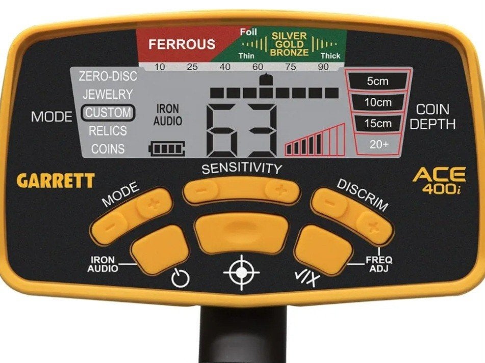 METAALDETECTOR GARRETT ACE 400i, Hobby en Vrije tijd, Metaaldetectors, Ophalen, Gebruikt, Garrett