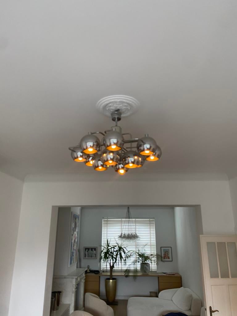 Lustre Art Déco, Enlèvement, Comme neuf, Verre