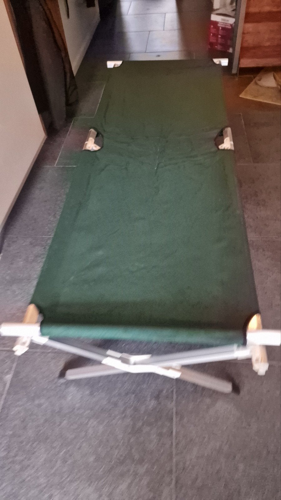opvouwbaar veldbed, Tuin en Terras, Ophalen of Verzenden, Aluminium