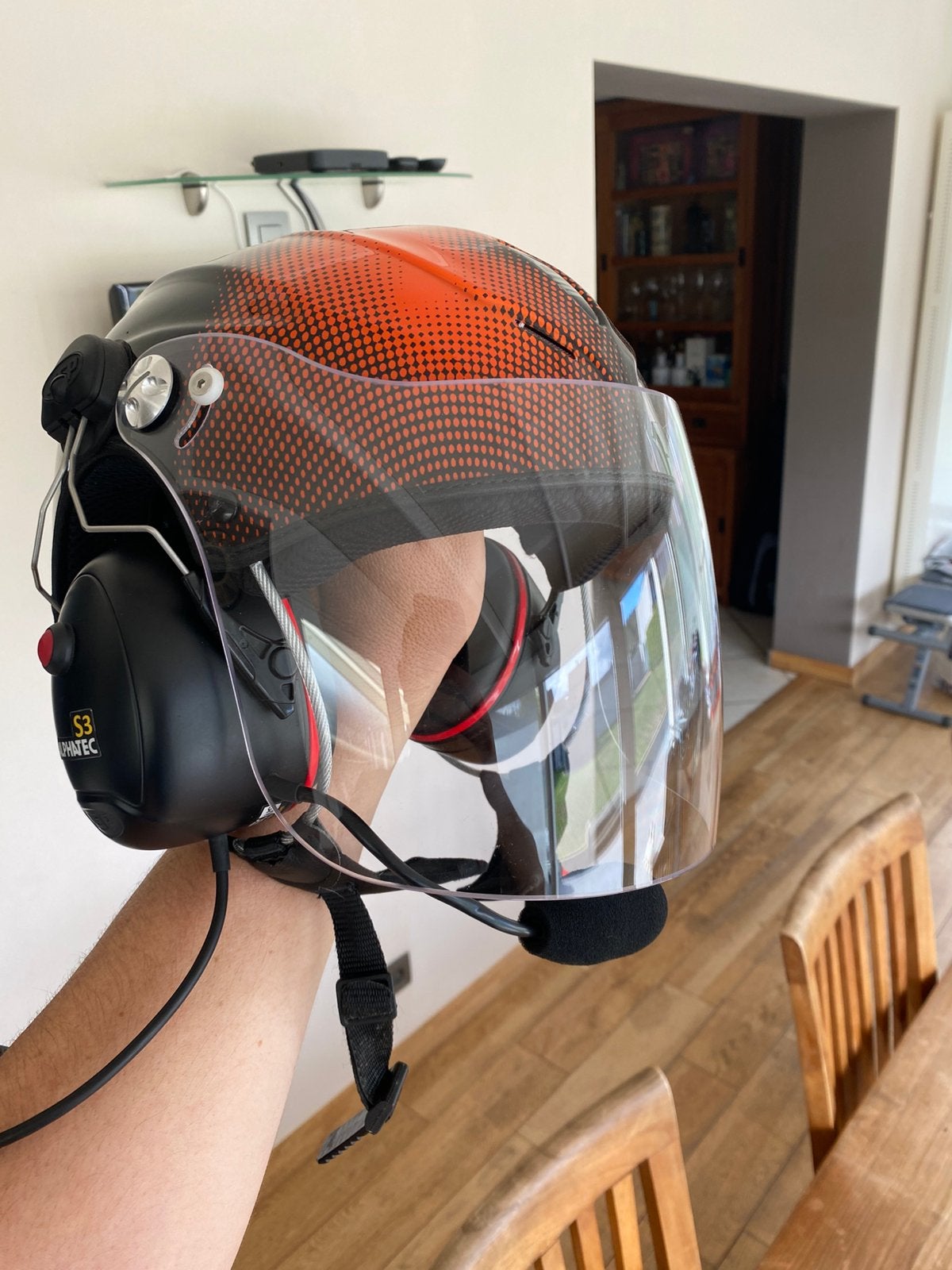 Casque paramoteur - ulm Icaro ic2, Enlèvement ou Envoi, Comme neuf, Paramoteur