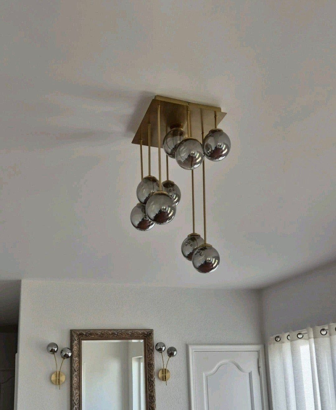 Hanglamp en 2 muurlampen, Enlèvement, Suspension