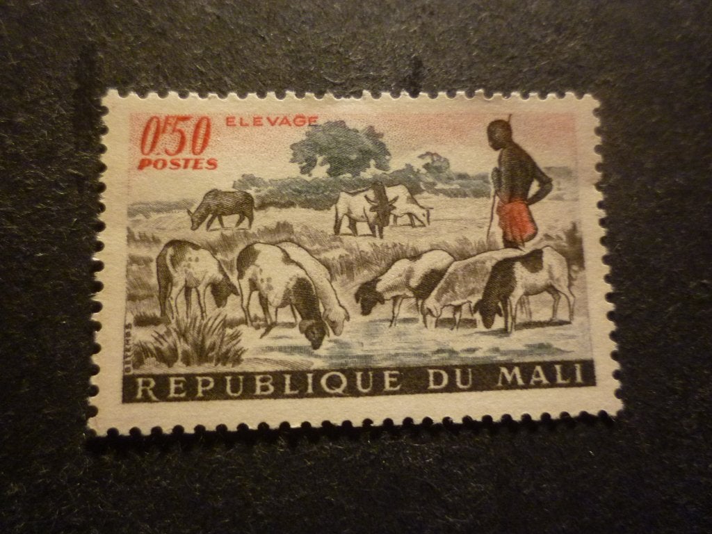 Mali 1961 Mi 30(o) Gestempeld/Oblitéré, Postzegels en Munten, Ophalen of Verzenden, Overige landen, Gestempeld