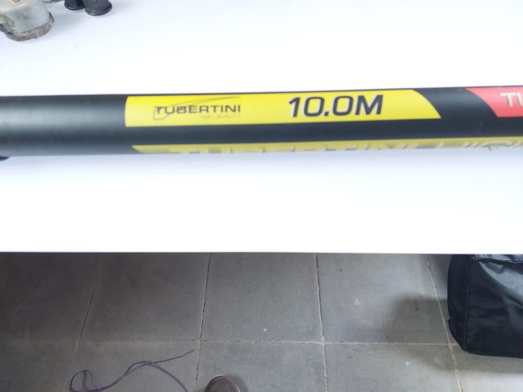 Tubertini Extreme Carp 3000 10 m  met 4 topsets van 3 delen, Ophalen