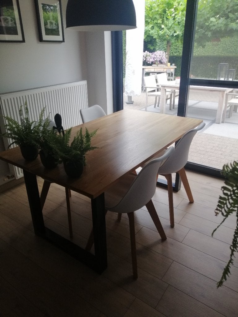 Keukenstoel, Huis en Inrichting, Stoelen, Ophalen, Zo goed als nieuw, Wit, Vier