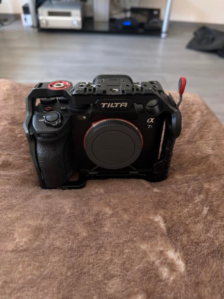 Sony a7s iii + cage + handle, Ophalen, Zo goed als nieuw