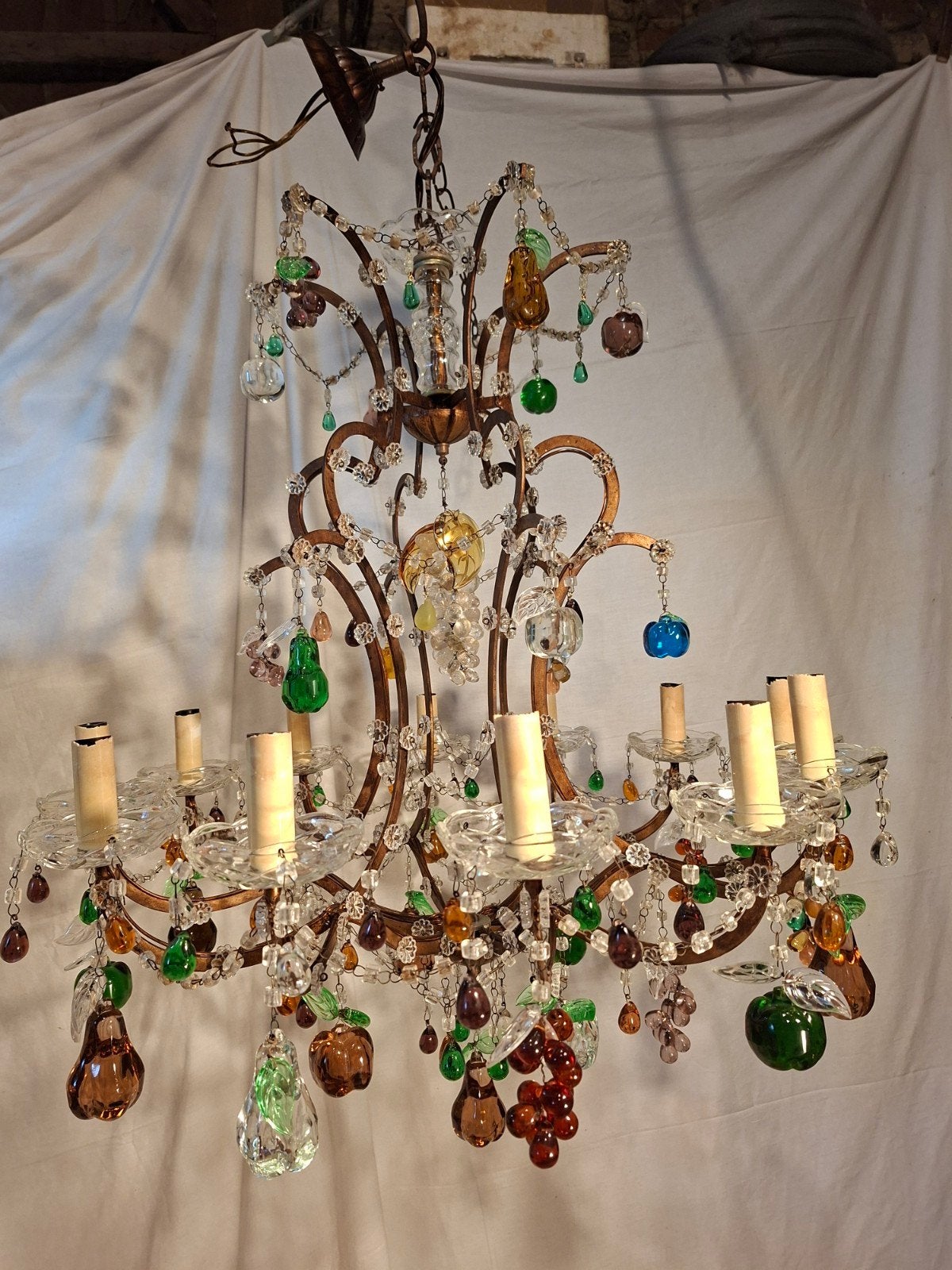 luster Murano circa 1940, Huis en Inrichting, Ophalen