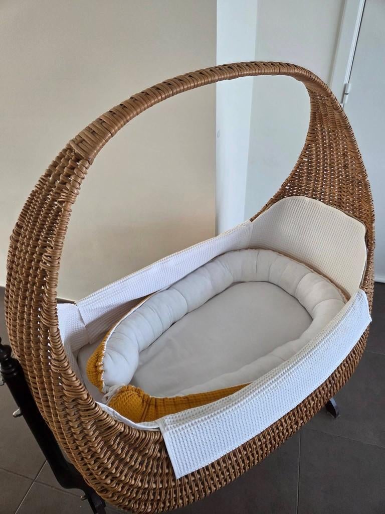Wieg met babynestje, Kinderen en Baby's, Babywiegjes en Ledikanten, Ophalen, Gebruikt, Wieg