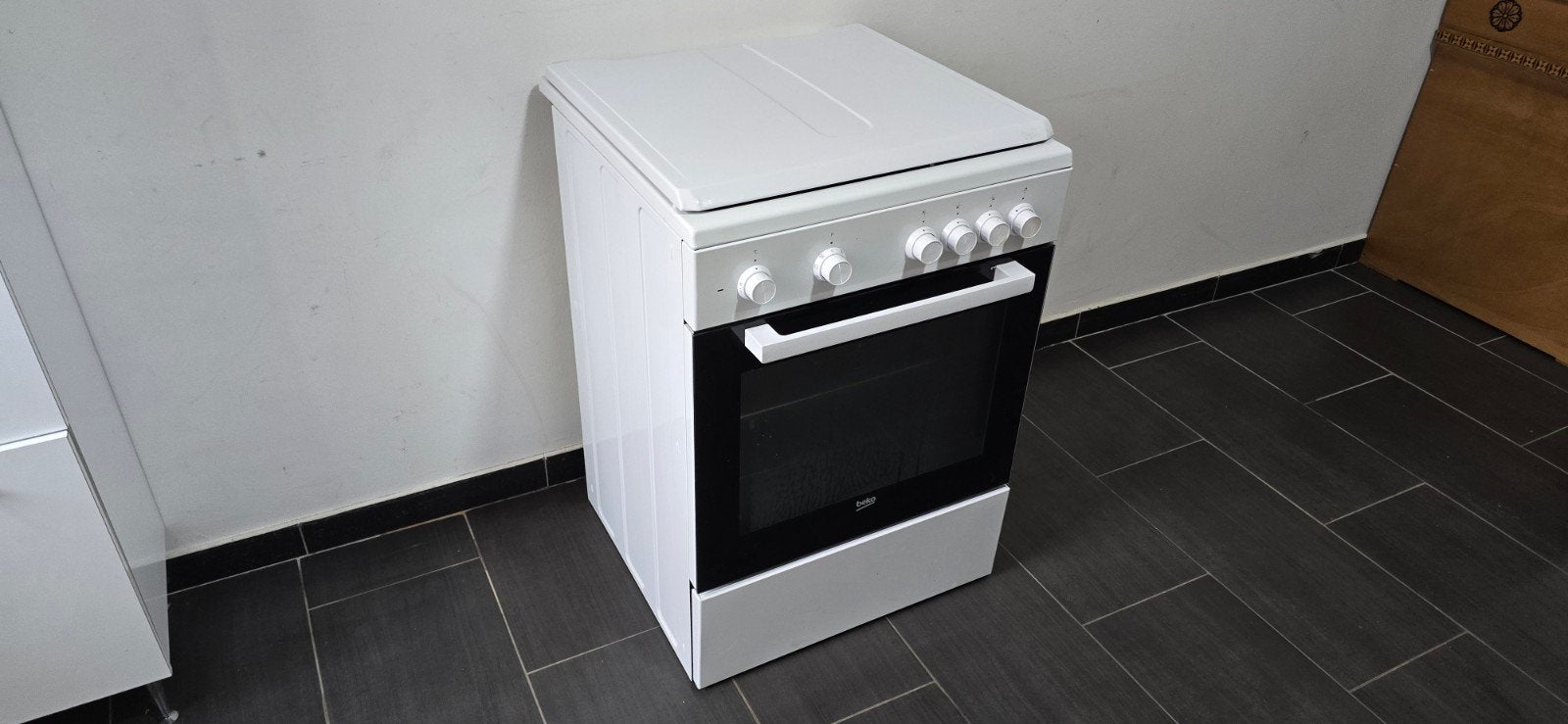 Beko cuisiniere mixte FSM62010DW Cuisinière, Couleur du prod, Enlèvement ou Envoi, Gaz