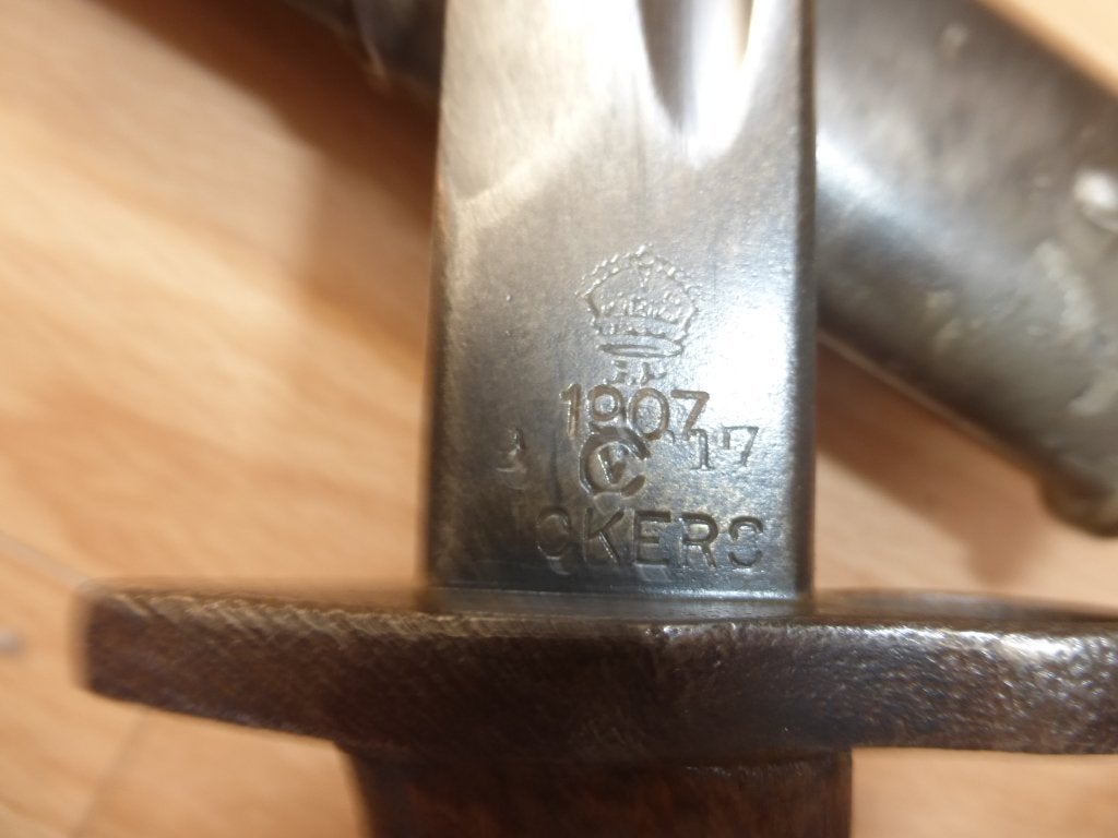 Baionnette anglaise P-1907 Vickers ww1, Envoi, Armée de terre, Couteau ou Poignard