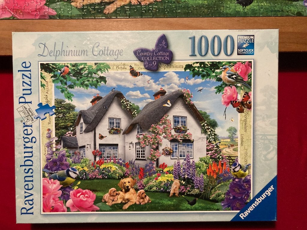 puzzel Delphinium Cottage, Hobby en Vrije tijd, Ophalen of Verzenden