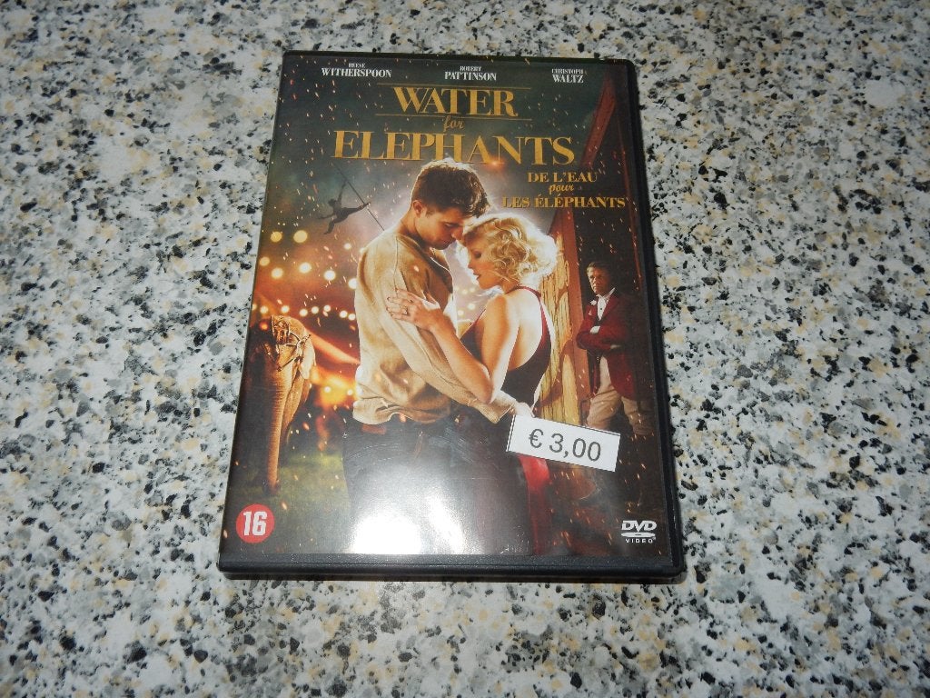 nr.2418 - Dvd: water for elephants - drama, Engels, Vanaf 16 jaar, Nederlands, Zo goed als nieuw