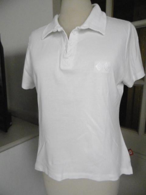 Witte T-shirt Polo, dames, maat XL, Kleding | Dames, T-shirts, Ophalen of Verzenden, Maat 46/48 (XL) of groter